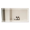 LuxeGlow Series 96"x48" Smart LED Mirror – Anti-Fog, Memory & Adjustable Lighting
