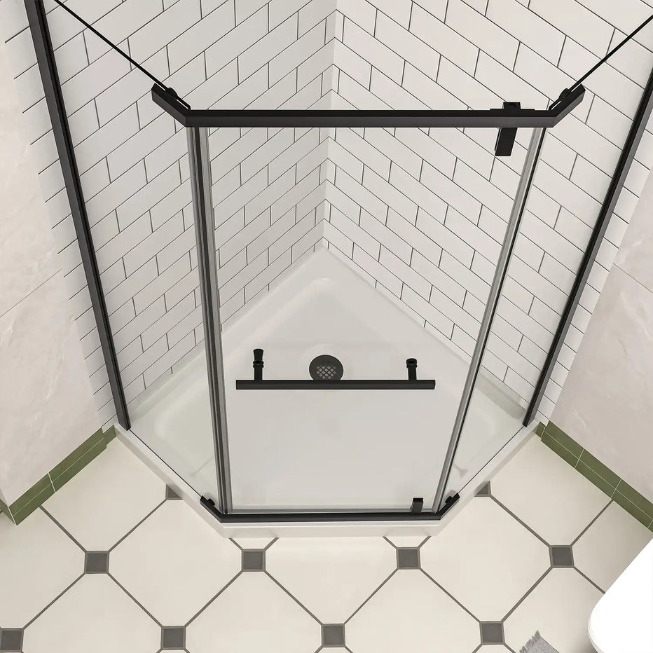 36 Neo-Angle Portable Shower Base – Durable ABS & Acrylic for a Leak-Proof and Sturdy