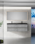 Modern 60 x 19 floating vanity for industrial bathroom vanity ideas | Ace Decor