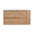Wall-Mounted Bathroom Vanity with Gel Sink & Soft Close Drawers color: Imitative Oak
