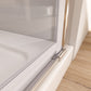 Frameless Bi-Fold Shower Door color:chrome