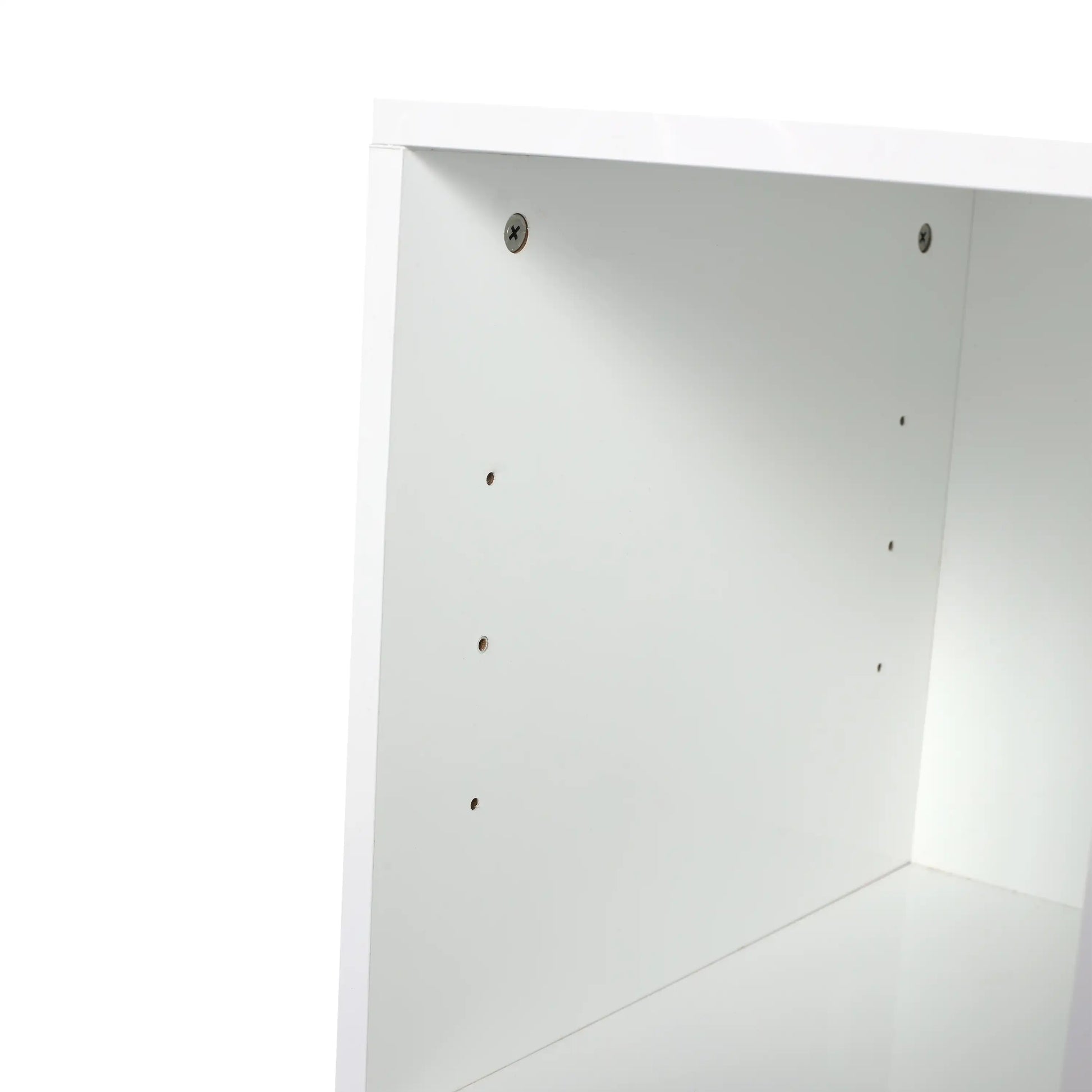 Floating Bathroom Cabinet with Sink & Soft-Close Doors - Ideal for Small Bathrooms color: Glossy White | size: 12 inch | combination: Side Cabinet