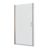 24/28/30/32/34/36*72 Pivot Shower Door Matte Black Chrome Frameless