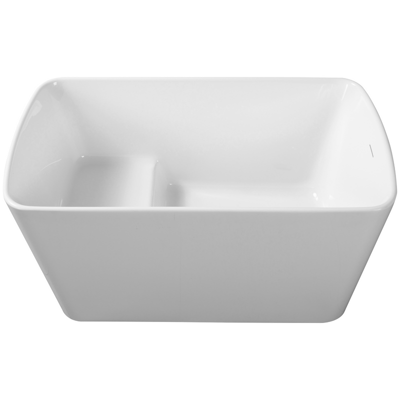 Nectar Series 49" White Acrylic Freestanding Soaking Tub