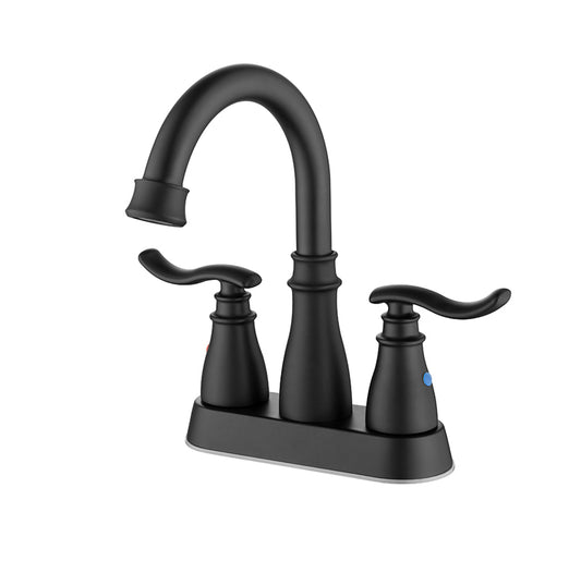 Kitchen Faucet - Quick Open Valve, 180° Swivel, CUPC Certified color:Matte Black