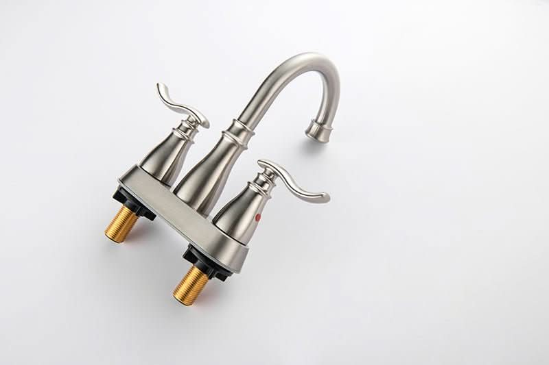 Kitchen Faucet - Quick Open Valve, 180° Swivel, CUPC Certified color:Brushed Stainless Steel