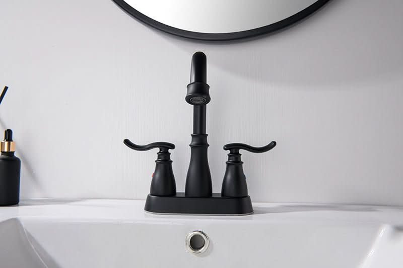 Kitchen Faucet - Quick Open Valve, 180° Swivel, CUPC Certified color:Matte Black