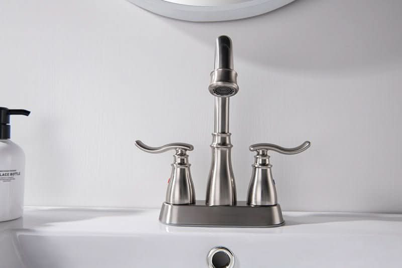 Kitchen Faucet - Quick Open Valve, 180° Swivel, CUPC Certified color:Brushed Stainless Steel