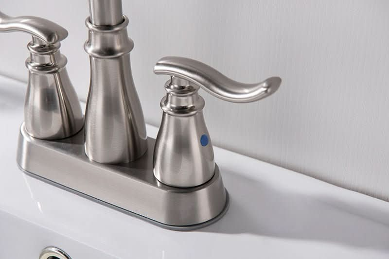 Kitchen Faucet - Quick Open Valve, 180° Swivel, CUPC Certified color:Brushed Stainless Steel