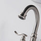 Kitchen Faucet - Quick Open Valve, 180° Swivel, CUPC Certified color:Brushed Stainless Steel