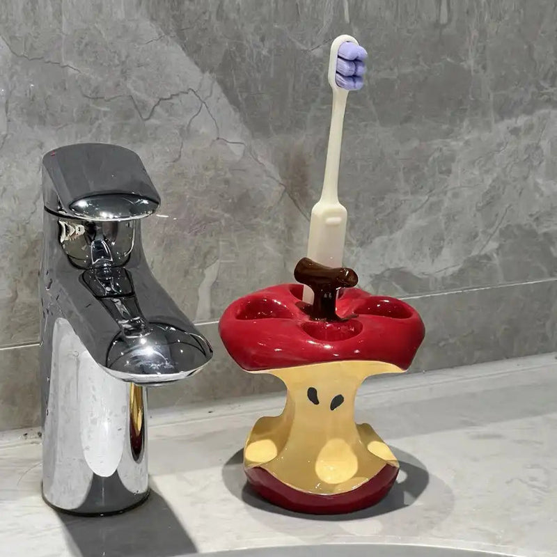 Manzana Collection Apple Toothbrush Storage Rack