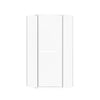 36" x 36" x 72" semi-frameless corner angle shower enclosure with clear tempered glass | Ace Decor