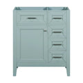 30" single freestanding bathroom vanity front view | Ace Decor