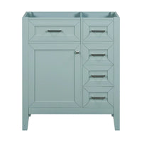 30" single freestanding bathroom vanity front view | Ace Decor