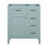 30" single freestanding bathroom vanity front view | Ace Decor