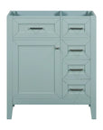 30" single freestanding bathroom vanity front view | Ace Decor