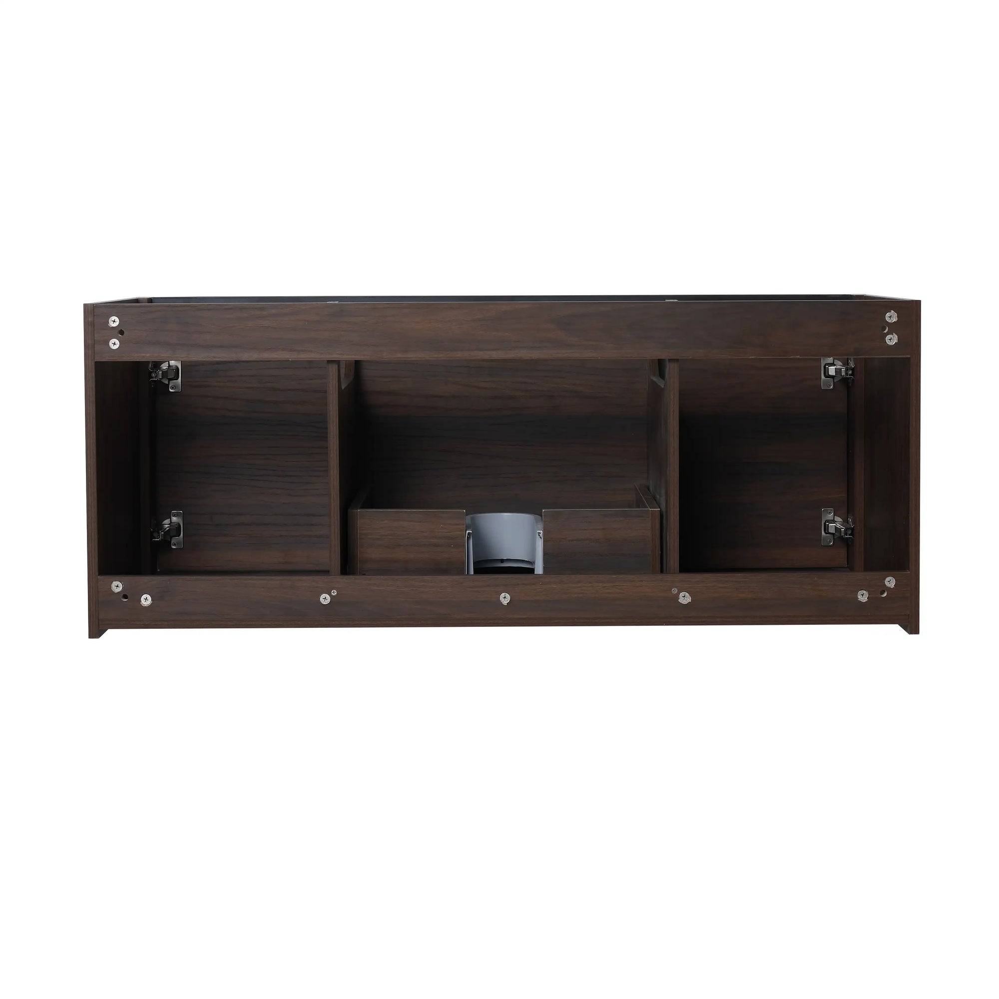 47" wall mounted bathroom vanity with sink showing full interior storage layout | Ace Decor