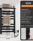 18" X 30" Heated Towel Rack – 360° Bacteria-Free, Energy-Efficient & Waterproof