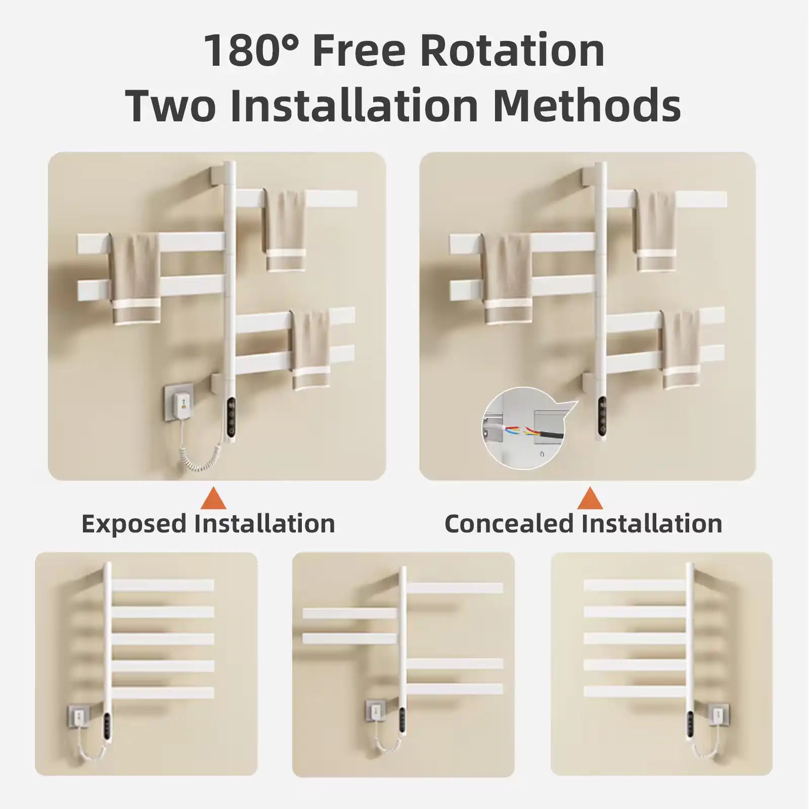 Wide-bar design for faster drying with visible before/after antibacterial effect | Ace Decor