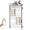 Thervon-Plus Series 21" x 33" 11-Bar Smart Heated Towel Rack with Storage Shelf – White