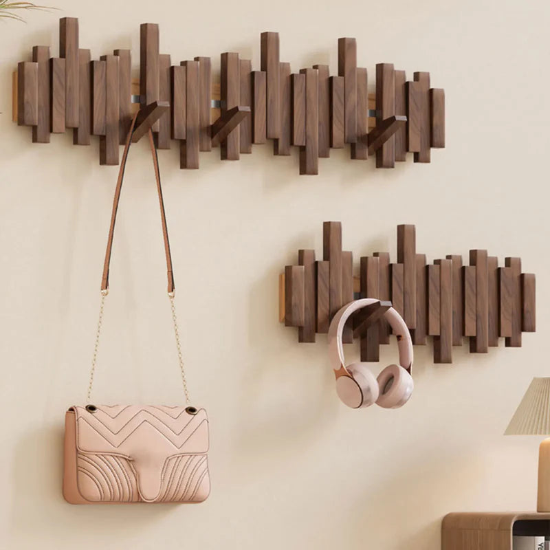 Éclat 6-Hook Piano Key Wood Wall-Mounted Hanger