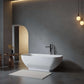 Luxury Solid Surface Freestanding Soaking Bathtub