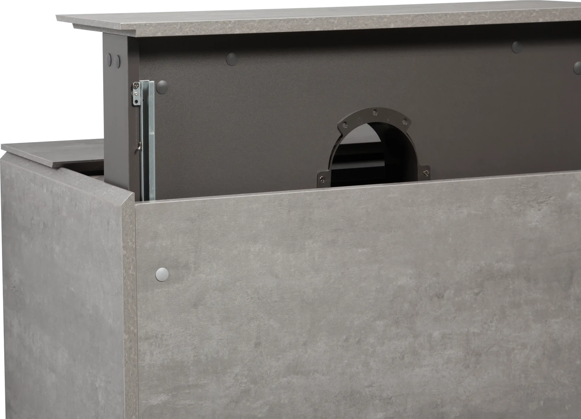 59/71" Grey Modern Floating Bathroom Vanity with Double Black Quartz Top & Soft Close Drawers color: Grey