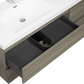 71 X 20 Modern Floating Double Sink Bathroom Vanity - Wall Mounted Storage Cabinet color: Ash Grey