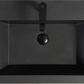 Floating Bathroom Vanity with Quartz Sand Basin and Soft Close Drawers color: Grey