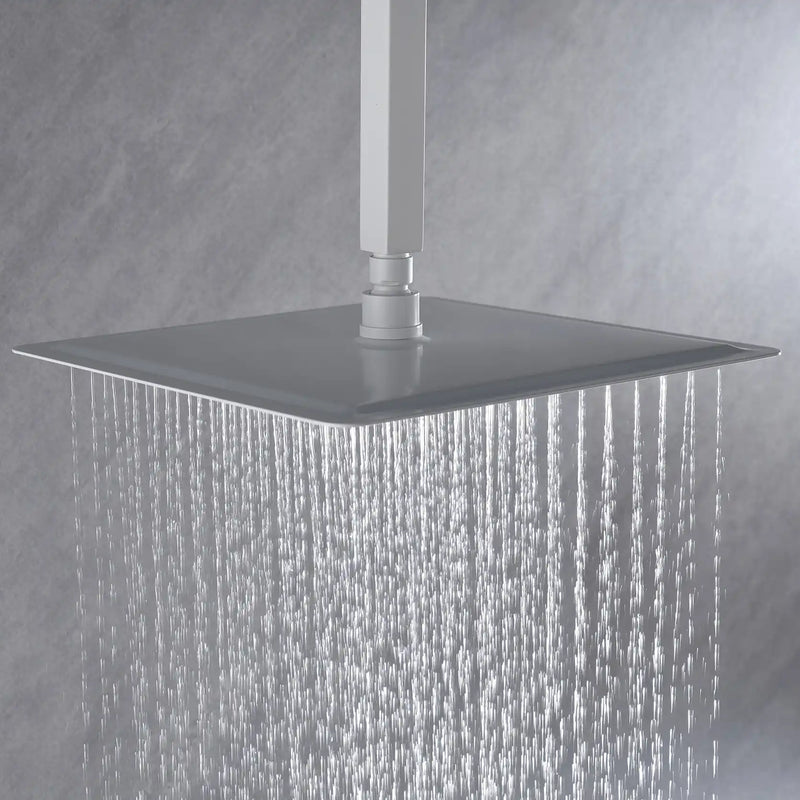 Lorton 12" White Rain Shower Head
