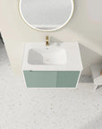 32" Floating Bathroom Vanity with Sink and Soft Close Door size: 32 X 20