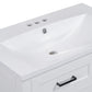 bathroom cabinet with drawers color:grey