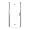 36" x 72" Chrome Semi-Frameless Bi-Fold Shower Door