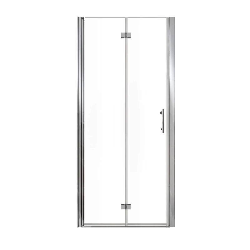 AeroFold Series 32" x 72" Chrome Semi-Frameless Bi-Fold Shower Door