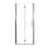 32" x 72" Chrome Semi-Frameless Bi-Fold Shower Door