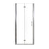 Front view of the 32x72 frameless bi fold shower door in chrome finish.