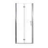 30" x 72" Chrome Semi-Frameless Bi-Fold Shower Door