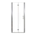 30" x 72" Chrome Semi-Frameless Bi-Fold Shower Door