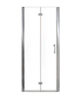 30" x 72" Chrome Semi-Frameless Bi-Fold Shower Door