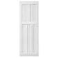 Five Panel Real Primed Barn Door Slab with 6.6FT Barn Door Sliding Hardware color: White