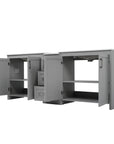 Elysian 84" Freestanding Bathroom Vanity with Double Sinks – Grey