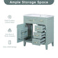 bathroom cabinet with drawers bathroom cabinet with drawers color:green