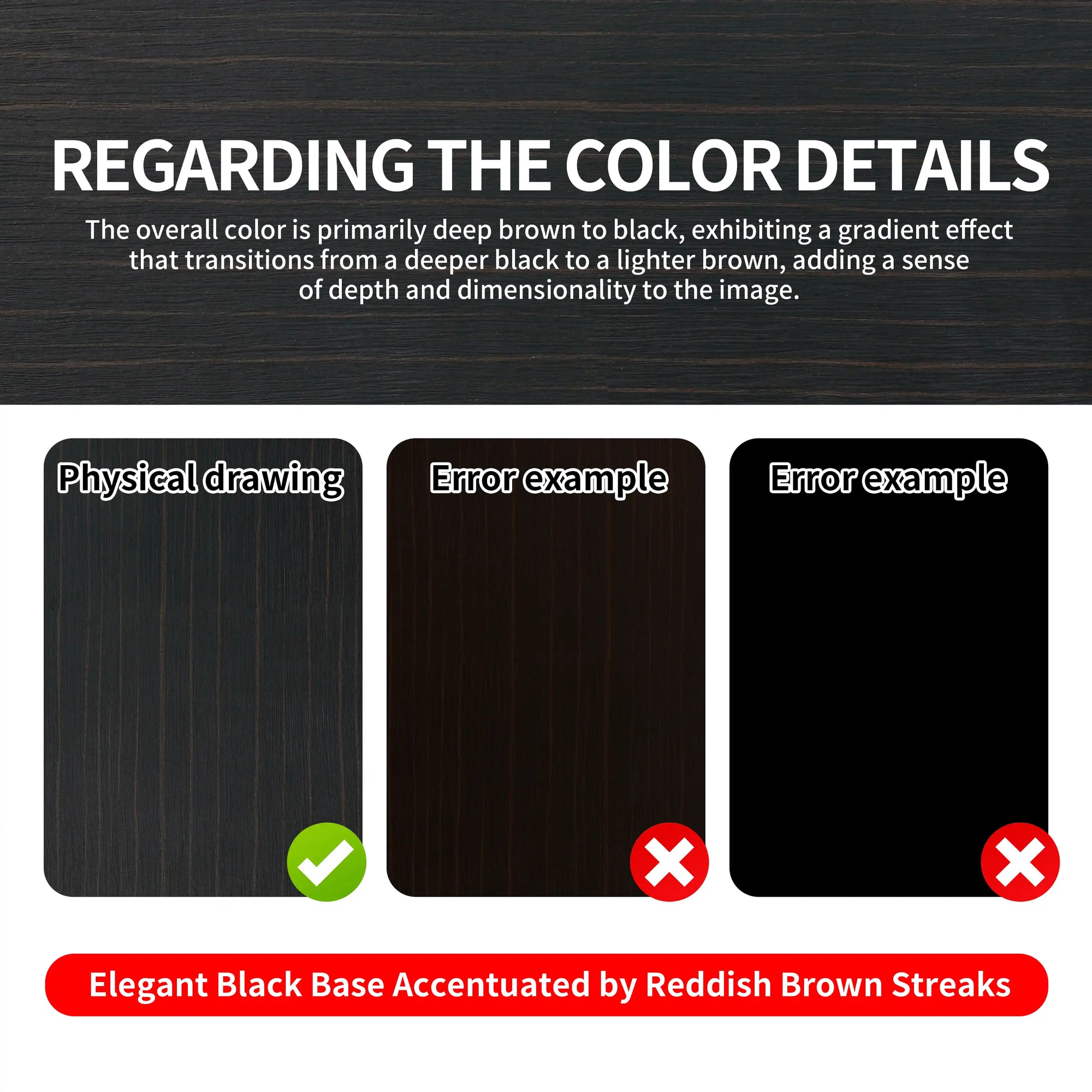 40 inch bathroom vanity for powder room showing dark wood color detail and finish comparison | Ace Decor