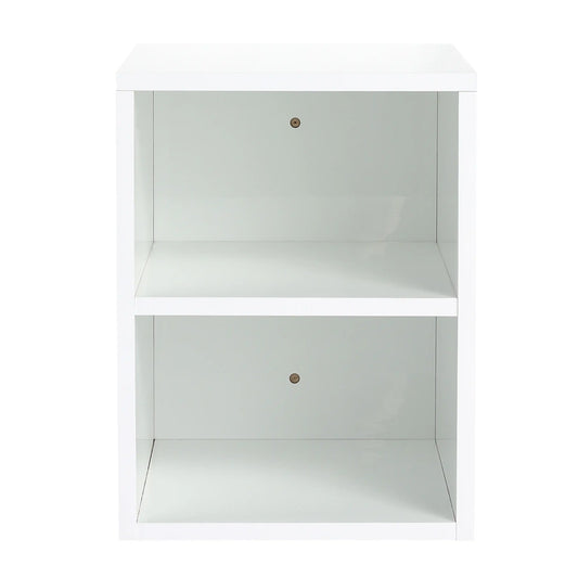 Floating Bathroom Cabinet with Sink & Soft-Close Doors - Ideal for Small Bathrooms color: Glossy White | size: 12 inch | combination: Side Cabinet