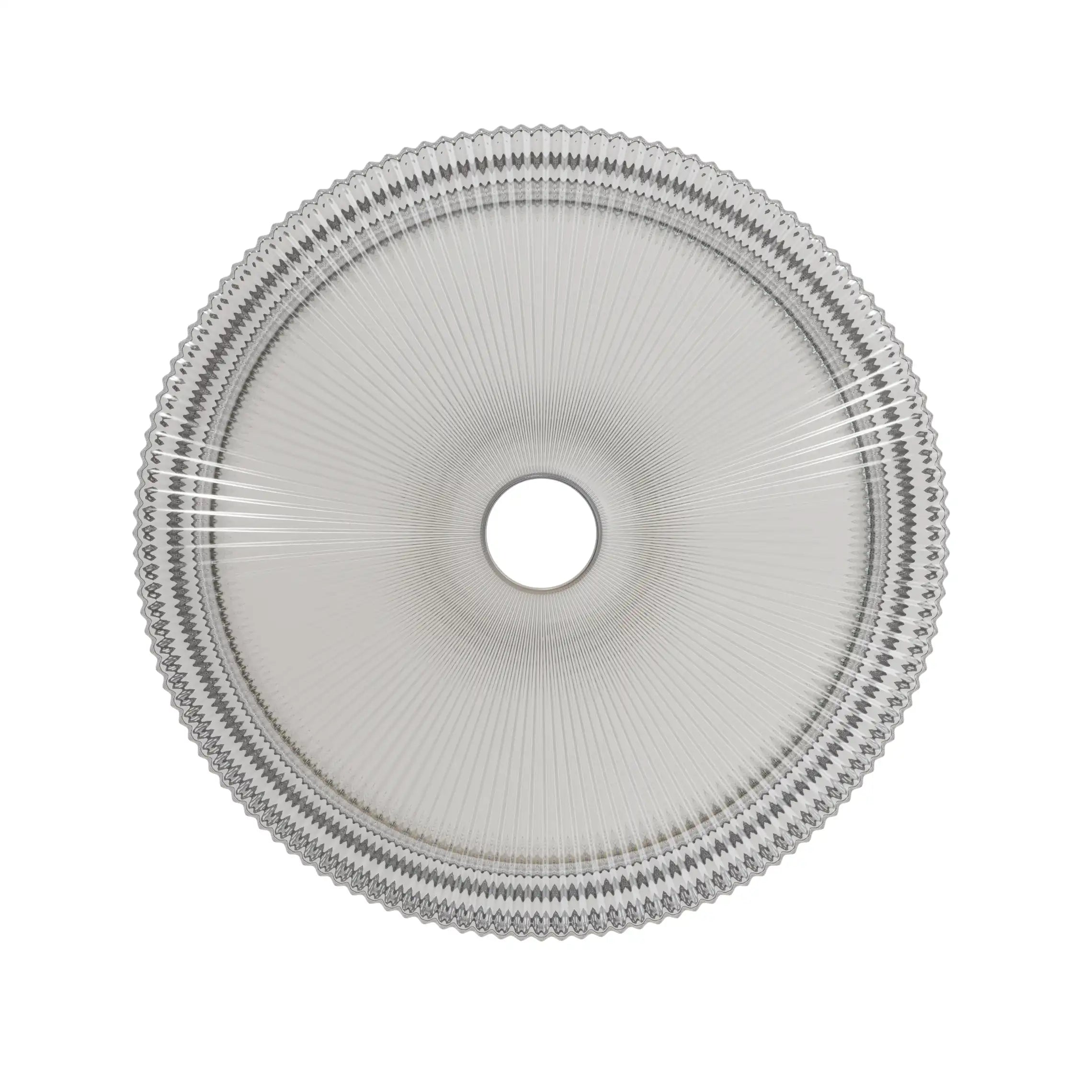 Top view of 14 inch small sink for bathroom with textured glass pattern | Ace Decor
