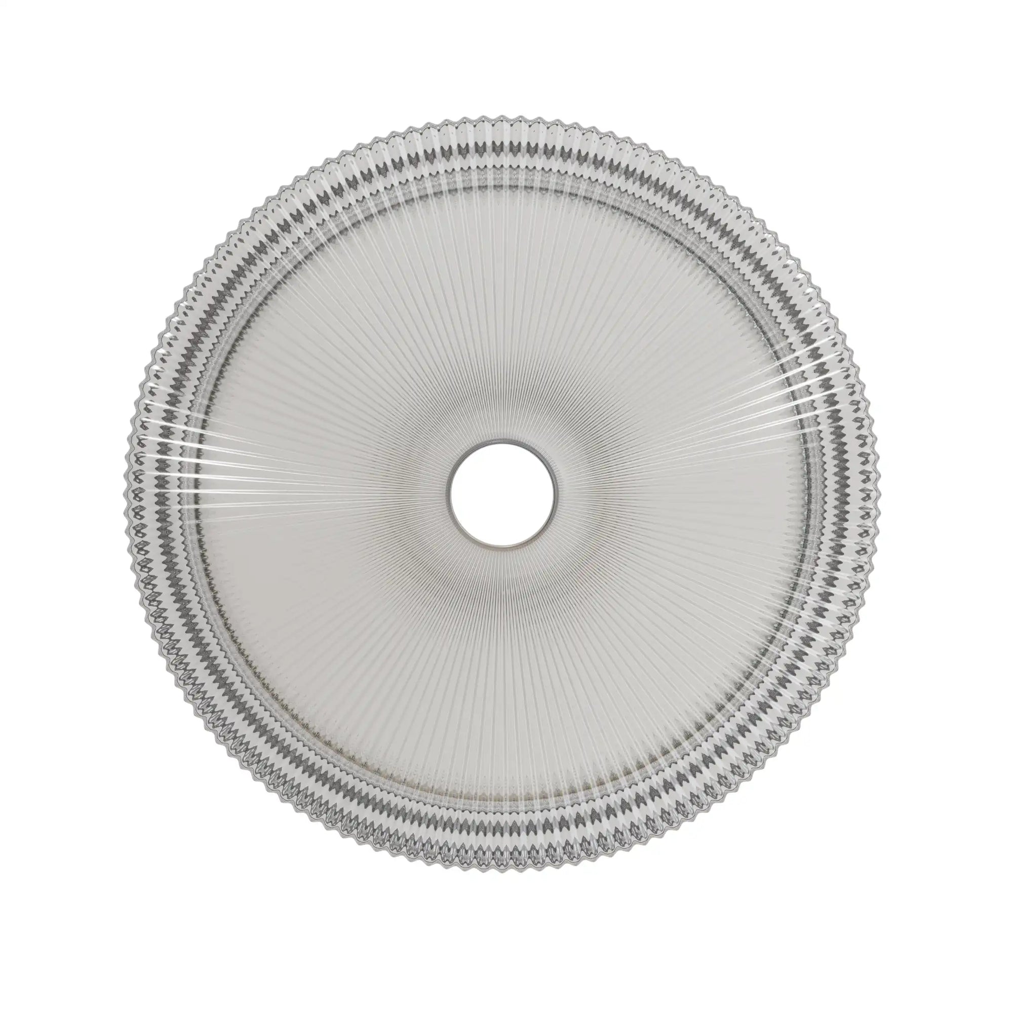 Top view of 14 inch small sink for bathroom with textured glass pattern | Ace Decor