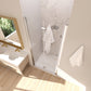 Frameless Bi-Fold Shower Door color:chrome