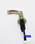 Brushed gold bathroom faucet cold water control valve with durable metal handle, offering a solid grip and smooth operation | Ace Decor