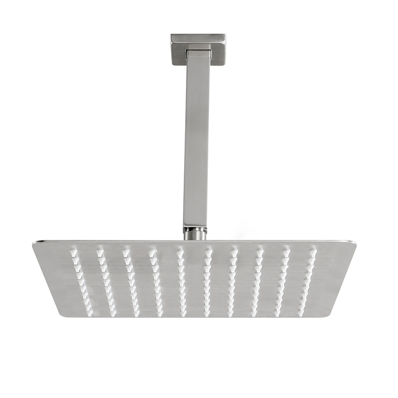 Lorton 12" Brushed Nickel Rain Shower Head