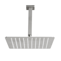 Lorton 12" Brushed Nickel Rain Shower Head